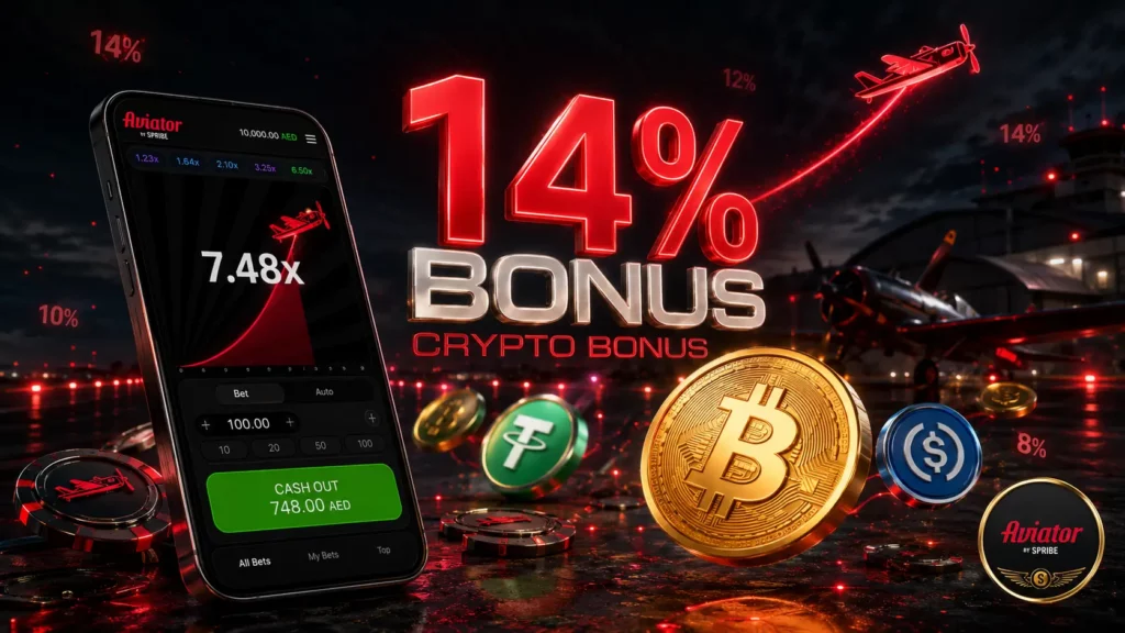 aviator crypto bonus
